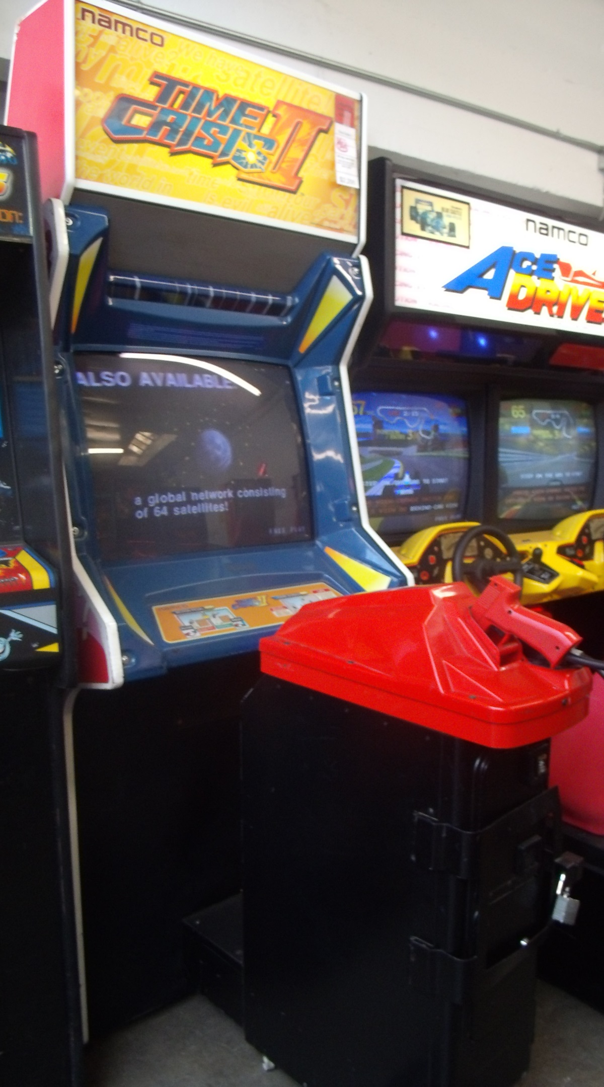 time crisis arcade machine